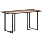 vidaXL Mesa de comedor de madera maciza reciclada 140 cm vidaXL Mesa de comedor de madera maciza reciclada 140 cm