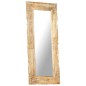 vidaXL Espejo de madera maciza de mango 110x50 cm vidaXL Espejo de madera maciza de mango 110x50 cm