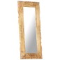 vidaXL Espejo de madera maciza de mango 110x50 cm vidaXL Espejo de madera maciza de mango 110x50 cm