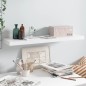 vidaXL Estante flotante de pared blanco brillante MDF 90x23,5x3,8 cm vidaXL Estante flotante de pared blanco brillante MDF 90x23,5x3,8 cm