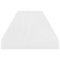 vidaXL Estante flotante de pared blanco brillante MDF 90x23,5x3,8 cm vidaXL Estante flotante de pared blanco brillante MDF 90x23,5x3,8 cm