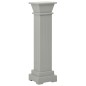 vidaXL Soporte plantas pilar cuadrado clásico gris 17x17x66 cm MDF