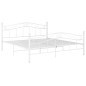 vidaXL Estructura de cama de metal blanco 180x200 cm vidaXL Estructura de cama de metal blanco 180x200 cm