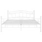 vidaXL Estructura de cama de metal blanco 180x200 cm vidaXL Estructura de cama de metal blanco 180x200 cm