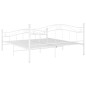vidaXL Estructura de cama de metal blanco 180x200 cm vidaXL Estructura de cama de metal blanco 180x200 cm