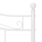 vidaXL Estructura de cama de metal blanco 180x200 cm vidaXL Estructura de cama de metal blanco 180x200 cm