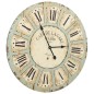 vidaXL Reloj de pared de MDF multicolor 60 cm