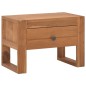 vidaXL Mesita de noche madera maciza de teca 50x30x35 cm vidaXL Mesita de noche madera maciza de teca 50x30x35 cm