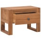 vidaXL Mesita de noche madera maciza de teca 50x30x35 cm vidaXL Mesita de noche madera maciza de teca 50x30x35 cm