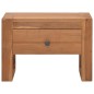 vidaXL Mesita de noche madera maciza de teca 50x30x35 cm vidaXL Mesita de noche madera maciza de teca 50x30x35 cm