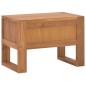 vidaXL Mesita de noche madera maciza de teca 50x30x35 cm vidaXL Mesita de noche madera maciza de teca 50x30x35 cm