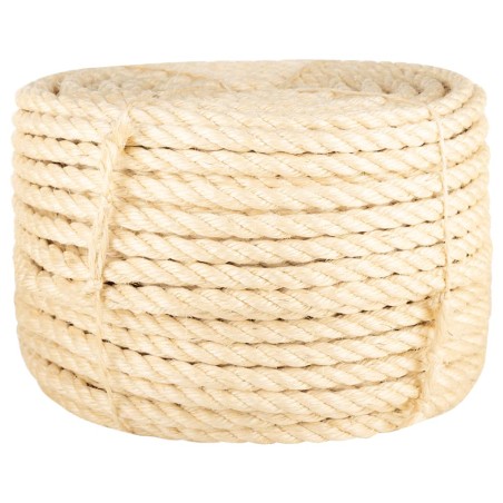vidaXL Cuerda 100% sisal 16 mm 25 m