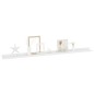 vidaXL Estantes de pared 2 unidades blanco brillo 115x9x3 cm vidaXL Estantes de pared 2 unidades blanco brillo 115x9x3 cm