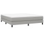 vidaXL Estructura de cama box spring tela gris claro 180x200 cm vidaXL Estructura de cama box spring tela gris claro 180x200 cm
