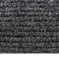 vidaXL Alfombra de pasillo atrapa suciedad 100x100 cm gris antracita