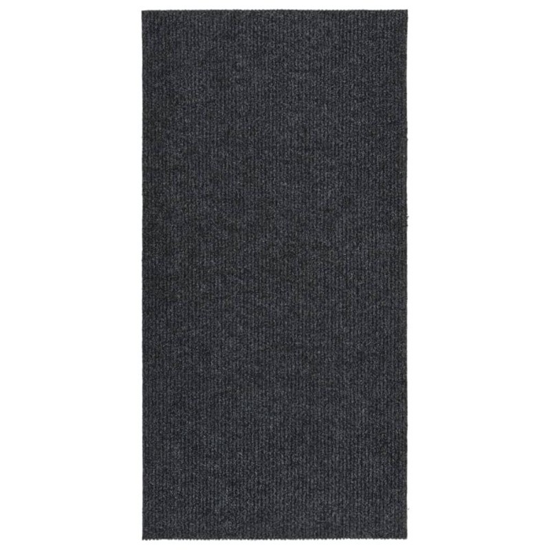 vidaXL Alfombra de pasillo atrapa suciedad 100x200 cm gris antracita vidaXL Alfombra de pasillo atrapa suciedad 100x200 cm gris antracita