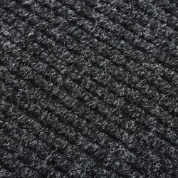 vidaXL Alfombra de pasillo atrapa suciedad 100x400 cm gris antracita