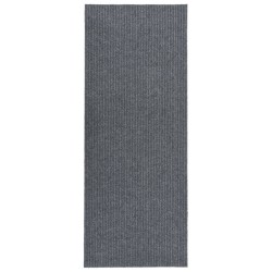vidaXL Alfombra de pasillo atrapa suciedad 100x300 cm gris