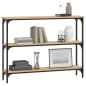 vidaXL Mesa consola madera de ingeniería roble Sonoma 100x22,5x75 cm