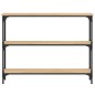 vidaXL Mesa consola madera de ingeniería roble Sonoma 100x22,5x75 cm