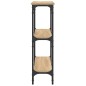 vidaXL Mesa consola madera de ingeniería roble Sonoma 100x22,5x75 cm
