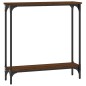vidaXL Mesa consola madera de ingeniería marrón roble 75x22,5x75 cm vidaXL Mesa consola madera de ingeniería marrón roble 75x22,5x75 cm
