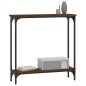 vidaXL Mesa consola madera de ingeniería marrón roble 75x22,5x75 cm vidaXL Mesa consola madera de ingeniería marrón roble 75x22,5x75 cm