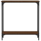 vidaXL Mesa consola madera de ingeniería marrón roble 75x22,5x75 cm vidaXL Mesa consola madera de ingeniería marrón roble 75x22,5x75 cm