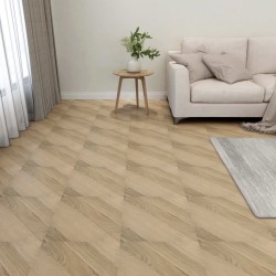 vidaXL Tarimas autoadhesivas 20 uds PVC 1,86 m² marrón rayado