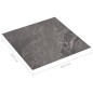 vidaXL Tarimas autoadhesivas 20 unidades PVC 1,86 m² patrón negro
