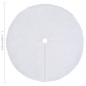 vidaXL Falda del árbol de Navidad blanca 150 cm cuero sintético vidaXL Falda del árbol de Navidad blanca 150 cm cuero sintético