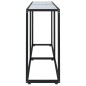vidaXL Mesa consola vidrio templado mármol blanco 160x35x75,5 cm vidaXL Mesa consola vidrio templado mármol blanco 160x35x75,5 cm