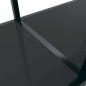 vidaXL Mesa consola vidrio templado negro 200x35x75,5 cm vidaXL Mesa consola vidrio templado negro 200x35x75,5 cm