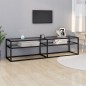 vidaXL Mueble para TV vidrio templado transparente 160x40x40,5 cm vidaXL Mueble para TV vidrio templado transparente 160x40x40,5 cm