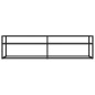 vidaXL Mueble para TV vidrio templado transparente 160x40x40,5 cm vidaXL Mueble para TV vidrio templado transparente 160x40x40,5 cm