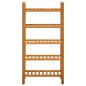 vidaXL Zapatero con 5 estantes madera maciza de roble 50x27x100 cm vidaXL Zapatero con 5 estantes madera maciza de roble 50x27x100 cm