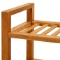 vidaXL Zapatero con 5 estantes madera maciza de roble 50x27x100 cm vidaXL Zapatero con 5 estantes madera maciza de roble 50x27x100 cm