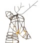 vidaXL Familia de renos de Navidad 90 LED ratán blanco cálido vidaXL Familia de renos de Navidad 90 LED ratán blanco cálido
