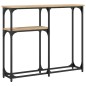 vidaXL Mesa consola madera de ingeniería roble Sonoma 90x22,5x75 cm vidaXL Mesa consola madera de ingeniería roble Sonoma 90x22,5x75 cm