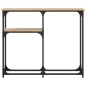 vidaXL Mesa consola madera de ingeniería roble Sonoma 90x22,5x75 cm vidaXL Mesa consola madera de ingeniería roble Sonoma 90x22,5x75 cm