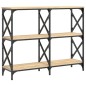 vidaXL Mesa consola madera de ingeniería roble Sonoma 100x28x80,5 cm vidaXL Mesa consola madera de ingeniería roble Sonoma 100x28x80,5 cm