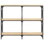 vidaXL Mesa consola madera de ingeniería roble Sonoma 100x28x80,5 cm vidaXL Mesa consola madera de ingeniería roble Sonoma 100x28x80,5 cm