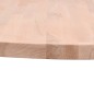 vidaXL Tablero redondo de madera maciza de haya Ø30x4 cm