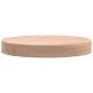vidaXL Tablero redondo de madera maciza de haya Ø30x4 cm