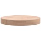vidaXL Tablero redondo de madera maciza de haya Ø30x4 cm