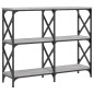 vidaXL Mesa consola madera de ingeniería gris Sonoma 100x28x80,5 cm vidaXL Mesa consola madera de ingeniería gris Sonoma 100x28x80,5 cm