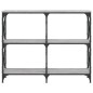 vidaXL Mesa consola madera de ingeniería gris Sonoma 100x28x80,5 cm vidaXL Mesa consola madera de ingeniería gris Sonoma 100x28x80,5 cm