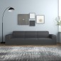 vidaXL Funda elástica de sillón de 4 plazas poliéster jersey antracita vidaXL Funda elástica de sillón de 4 plazas poliéster jersey antracita