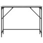 vidaXL Mesa consola madera de ingeniería gris Sonoma 100x32x75 cm