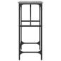 vidaXL Mesa consola madera de ingeniería gris Sonoma 100x32x75 cm